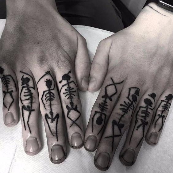 Идеи на тему «Тату на пальцах» () | татуировка палец, тату, татуировки